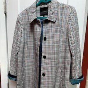 Talbots Houndstooth Spring/Fall Coat